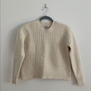 Madewell thick cream sweater